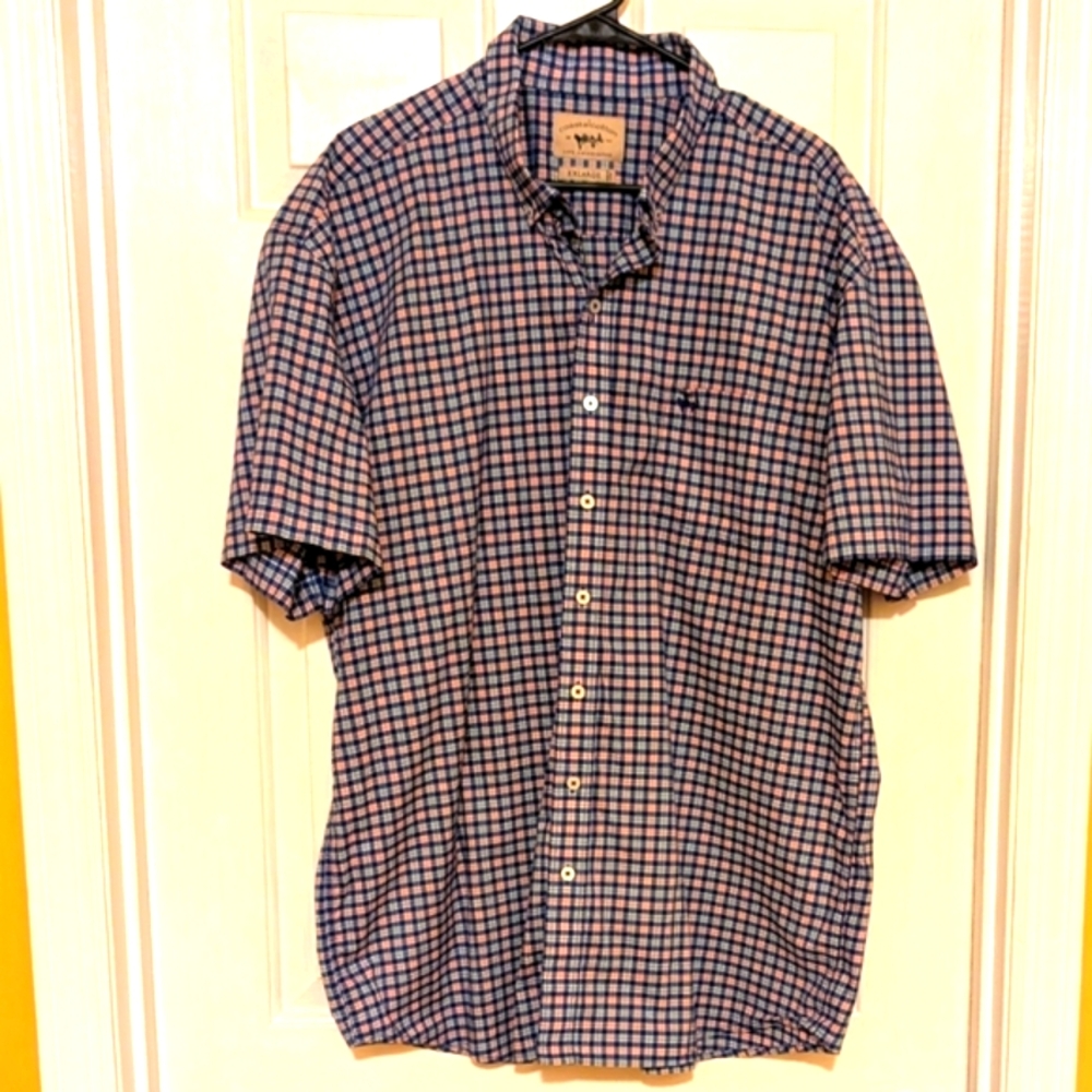 Coastal Cotton Plaid Button Down